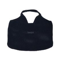 Bolsa Feminina Smidt Ombro Bag Grande Crochê Preta - 001