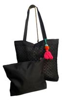 Bolsa Feminina Sofisticada Praiana E Brinde Necessaire Linda