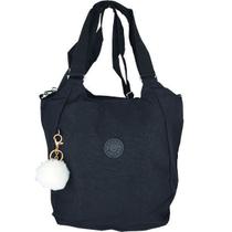 Bolsa Feminina Tactel Transversal E Ombro + Chaeiro 9323