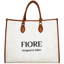 Bolsa Feminina Tan de Couro Legítimo Fiore F8133