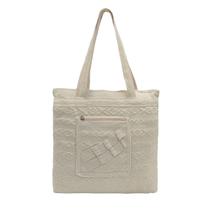 Bolsa Feminina Tecido Mao Ombro Artesanal Praia Estilosa Resistente Lavável Grande