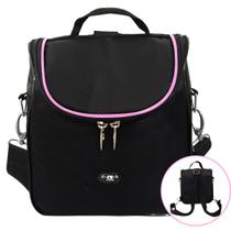Bolsa Feminina Térmica Rosa para Marmita Dieta Vida Saudável Rotina Lunch Bag Lancheira Mochila Bolsa Feminina Térmica Rosa para Marmita Dieta Vida Saudável Rotina Lunch Bag Lancheira Mochila