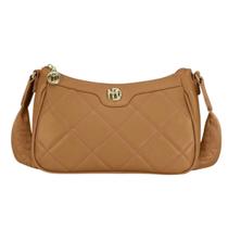 Bolsa Feminina Tiracolo Moderna e Leve Napa Soft Camel Bolsa Feminina Tiracolo Moderna e Leve Napa Soft Camel