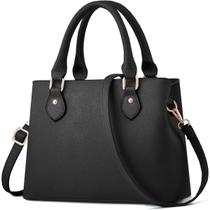 Bolsa Feminina Tiracolo Quadrada Preto Tote Transversal De lado Presente Estampada Alça Longa Bag Porta Acessórios Shoulder Bag Bolsa de Mão