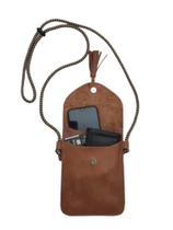 Bolsa Feminina Tiracolo Transversal em Couro Porta Celular Bolsa Feminina Tiracolo Transversal em Couro Porta Celular