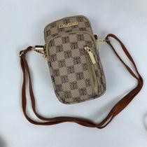 Bolsa Feminina Tiracolo Transversal Porta Celular Com Alça Ajustável Passeio