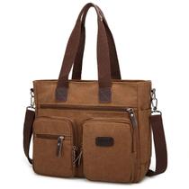 Bolsa feminina Tolfe com alça superior, bolsa de ombro de lona