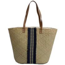 Bolsa Feminina Tote Bag de Praia Textura Palha Pagani Bege Bolsa Feminina Tote Bag de Praia Textura Palha Pagani Bege