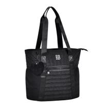 Bolsa Feminina Tote Bag Preta Rebecca Bonbon Sacola Academia - Semax
