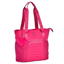 Bolsa Feminina Tote Bag Rosa Rececca Bonbon Sacola Fashion Bolsa Feminina Tote Bag Rosa Rececca Bonbon Sacola Fashion