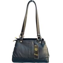Bolsa feminina tote couro roma 1136 preta Bolsa feminina tote couro roma 1136 preta
