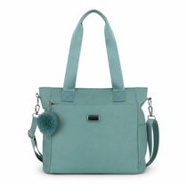 Bolsa Feminina Tote Grande Nylon Impermeável Casual Com Alça Transversal Ajustável Dia A Dia