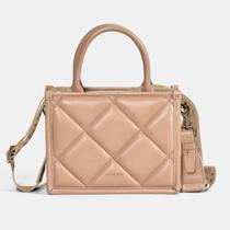 Bolsa Feminina Tote Matelassê Via Marte Avelã Bolsa Feminina Tote Matelassê Via Marte Avelã