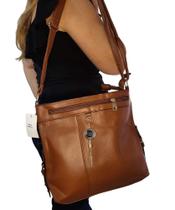 Bolsa Feminina Tote Ombro Transversal Crossbody Clutch Estilo Elegante Moderno Versátil Luxo Marrom