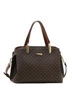 Bolsa Feminina Tote Transversal Chenson 3485624 Monograma Cor:Café Bolsa Feminina Tote Transversal Chenson 3485624 Monograma Cor:Café