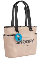 Bolsa Feminina Totebag Grande De Ombro Snoopy Casual Urbano