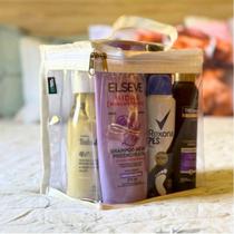 Bolsa Feminina Transparente Necessaire De Maquiagem, Shampoo - BOM CLOSET