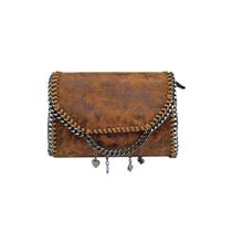 Bolsa feminina transversal alça de corrente - golden fênix