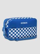 Bolsa Feminina Transversal Azul Crossbody Chess