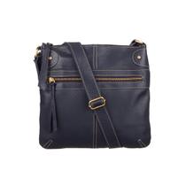 Bolsa Feminina Transversal Azul Média Tiracolo Alça Comprida Couro Madamix Bolsa Feminina Transversal Azul Média Tiracolo Alça Comprida Couro Madamix