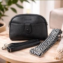 Bolsa Feminina Transversal Bella Paulla 2 Alças material sintético Compacta Moderna Bolsa Feminina Transversal Bella Paulla 2 Alças material sintético Compacta Moderna