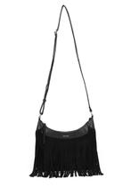 Bolsa Feminina Transversal Camurça Fringe By Up4you
