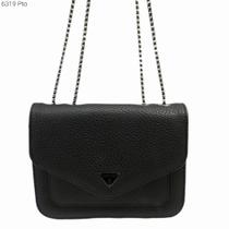 Bolsa Feminina Transversal com Alça de Corrente e Tampa 6319