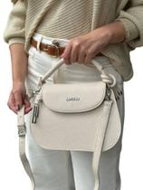 Bolsa Feminina Transversal com Alça em Corda Design Sofisticado e Versátil, Cor Preta