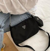 Bolsa Feminina Transversal Couro Com Corrente Bolsa Estilosa - Mebusque Bolsa Feminina Transversal Couro Com Corrente Bolsa Estilosa - Mebusque