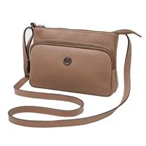 Bolsa Feminina Transversal Couro Legítimo Mariart Rosalina