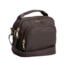 Bolsa Feminina Transversal Crossbody Marrom UP4YOU