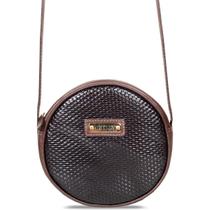 Bolsa Feminina Transversal de Couro 8073