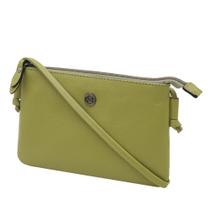 Bolsa Feminina Transversal De Couro Legítimo Mariart Onix