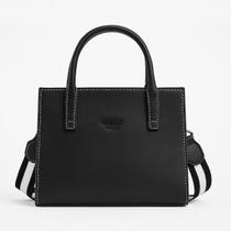 Bolsa Feminina Transversal De Couro Pu Passeio Média Linda