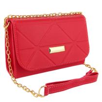Bolsa feminina transversal de ombro alça tiracolo