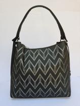 Bolsa Feminina Transversal e Ombro Casual com Detalhe