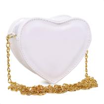 Bolsa Feminina Transversal em Formato de Coração Elegância e Dia a Dia