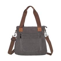 Bolsa Feminina Transversal em Lona Leve Vários Bolsos Prática e Elegante em Todos os Momentos