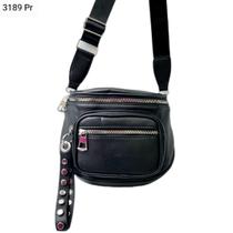 Bolsa Feminina Transversal estilo Pochete com Divisões 3189 - H2 bolsas