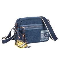 Bolsa Feminina Transversal Garfield Azul