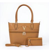 Bolsa Feminina Transversal Grande De Couro Pu Trabalho Linda
