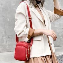 Bolsa Feminina Transversal Impermeável Nylon Passeio Pequena