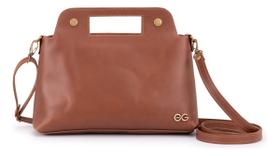 Bolsa Feminina Transversal/mão Couro Legítimo Média Tiracolo