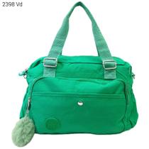 Bolsa Feminina Transversal / Mão Nylon Tactel com Pompom 2398