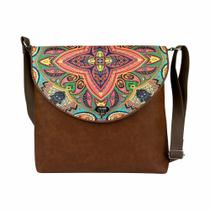 Bolsa Feminina Transversal Média Indiana Magicc Bolsas B-227 Bolsa Feminina Transversal Média Indiana Magicc Bolsas B-227