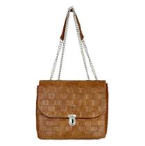Bolsa Feminina Transversal Média Marrom Magicc Bolsas B-234