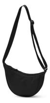 Bolsa Feminina Transversal Média Meia Lua Tecido Espaçosa Bolsa Feminina Transversal Média Meia Lua Tecido Espaçosa