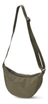 Bolsa Feminina Transversal Média Meia Lua Tecido Espaçosa Bolsa Feminina Transversal Média Meia Lua Tecido Espaçosa