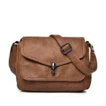 Bolsa Feminina Transversal Moderna Elegante Luxo Couro Pu