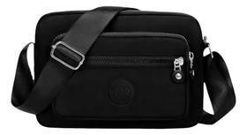 Bolsa Feminina Transversal Nylon Impermeável Alç - Rosa Rosa